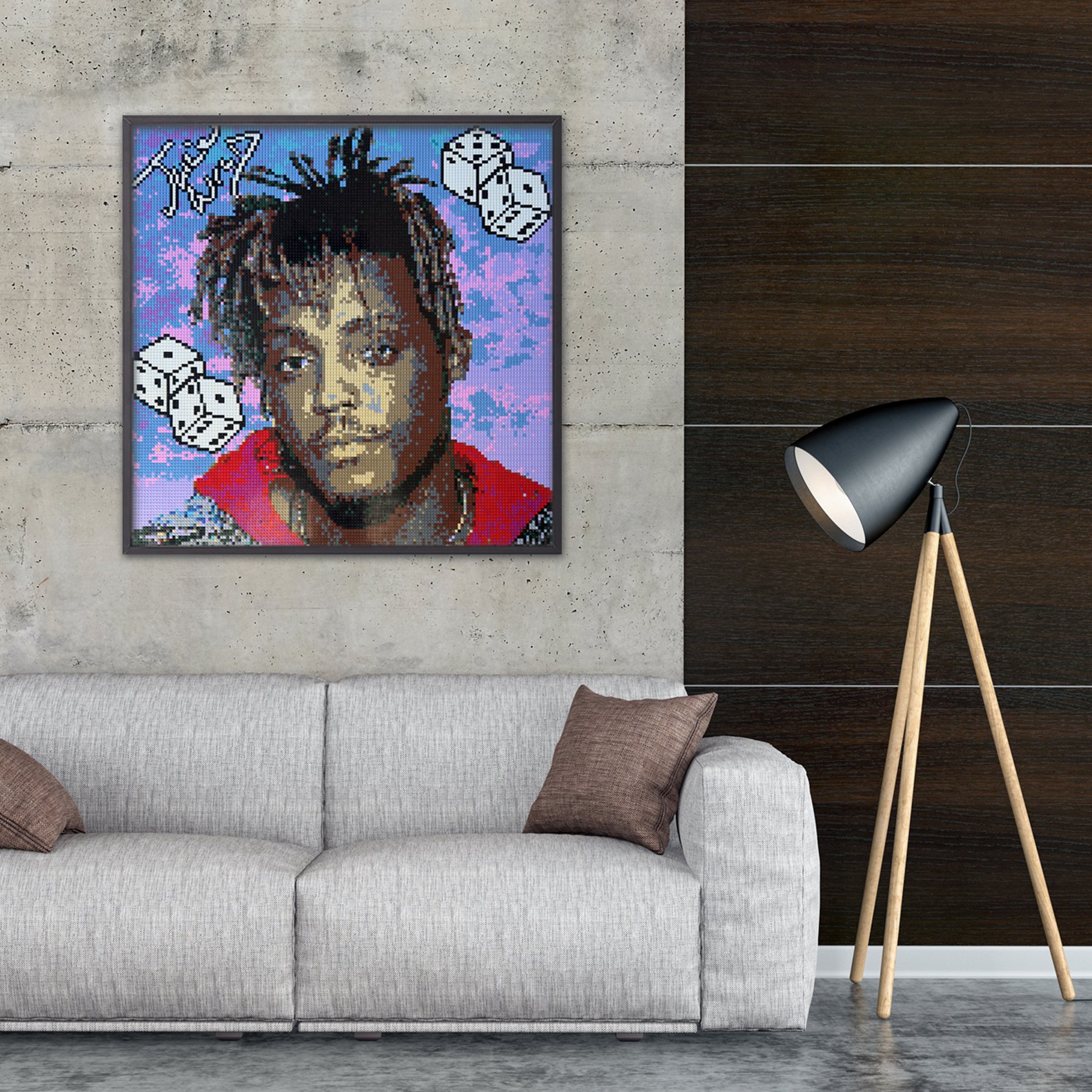 Juice Wrld Portrait inspired by LEGO® — BRIAN HANNA